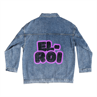 EL-ROI - Men's DTG Denim Jacket — Timeless Style. Bold Faith. ✨🙏