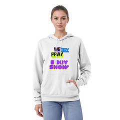We Dey Pray, E Dey Show – Inspirational Faith Statement Pullover Hoodie