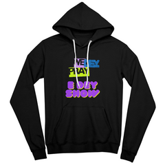 We Dey Pray, E Dey Show – Inspirational Faith Statement Pullover Hoodie