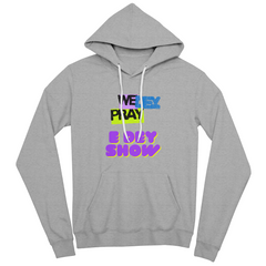 We Dey Pray, E Dey Show – Inspirational Faith Statement Pullover Hoodie